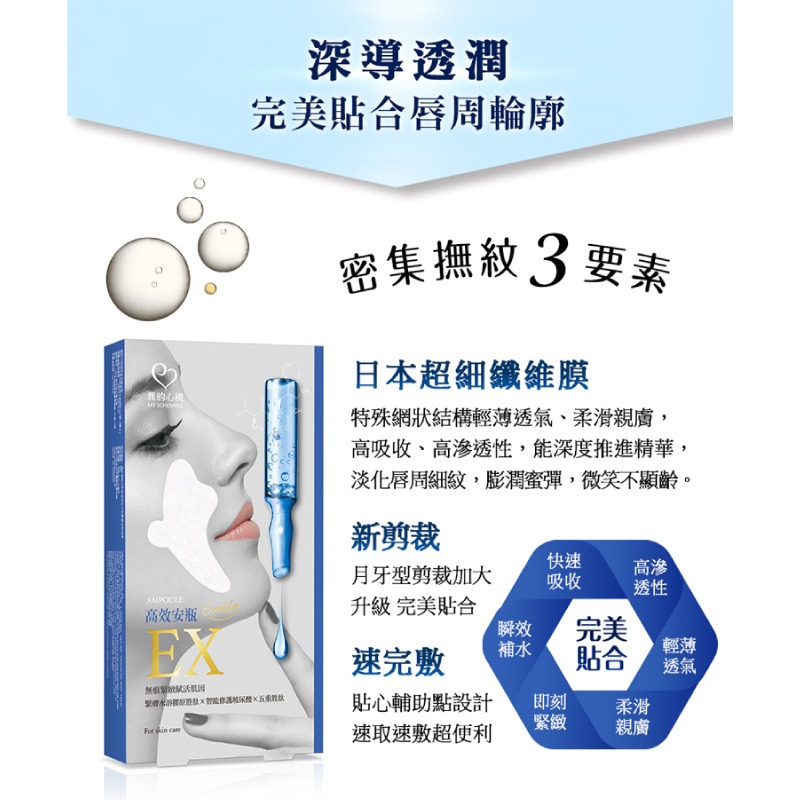 【我的心機】安瓶EX彈嫩緊實微笑無痕膜(5對入)-細節圖6
