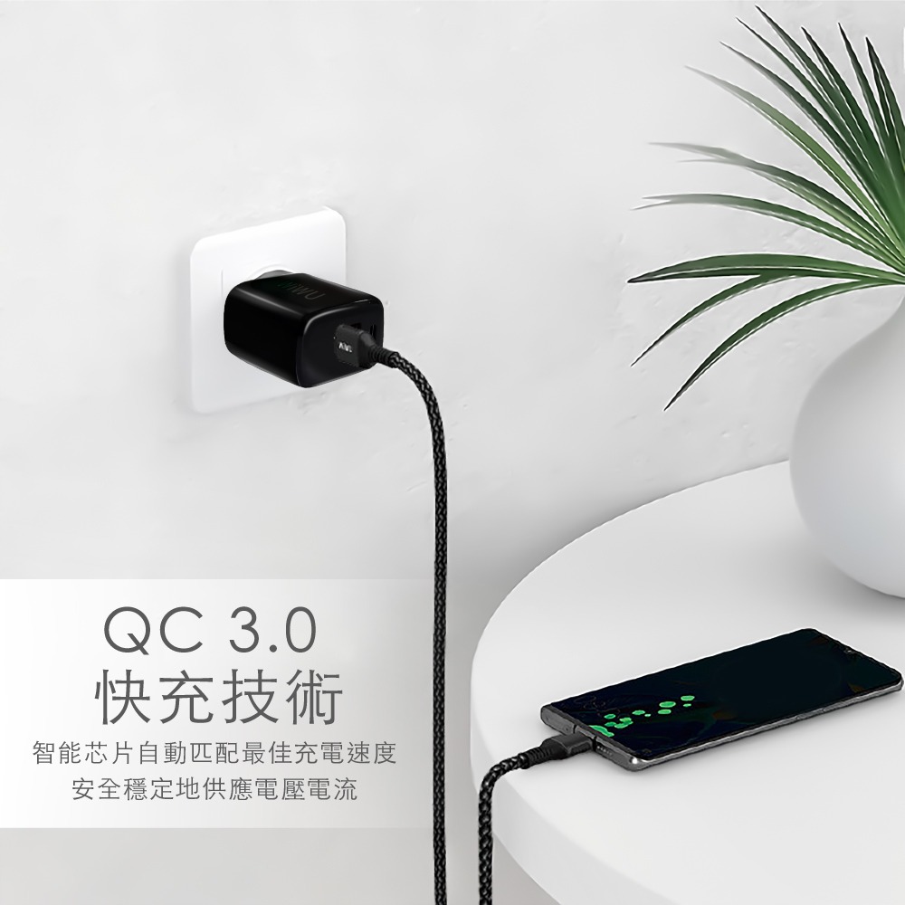 【WiWU】雙模快充電源供應器PDQC3.0 20W-細節圖4