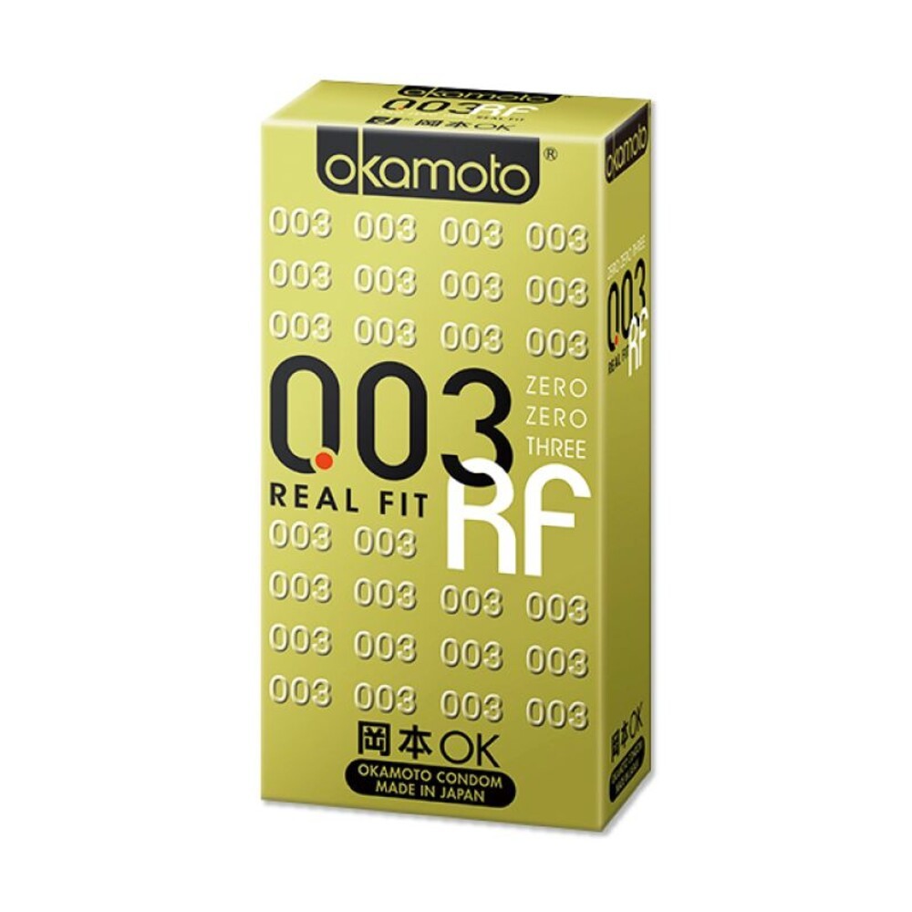 【okamoto 岡本】003極薄系列 保險套10入-(RF極薄貼身/玻尿酸水潤/蘆薈極潤/LR超潤滑)-細節圖5