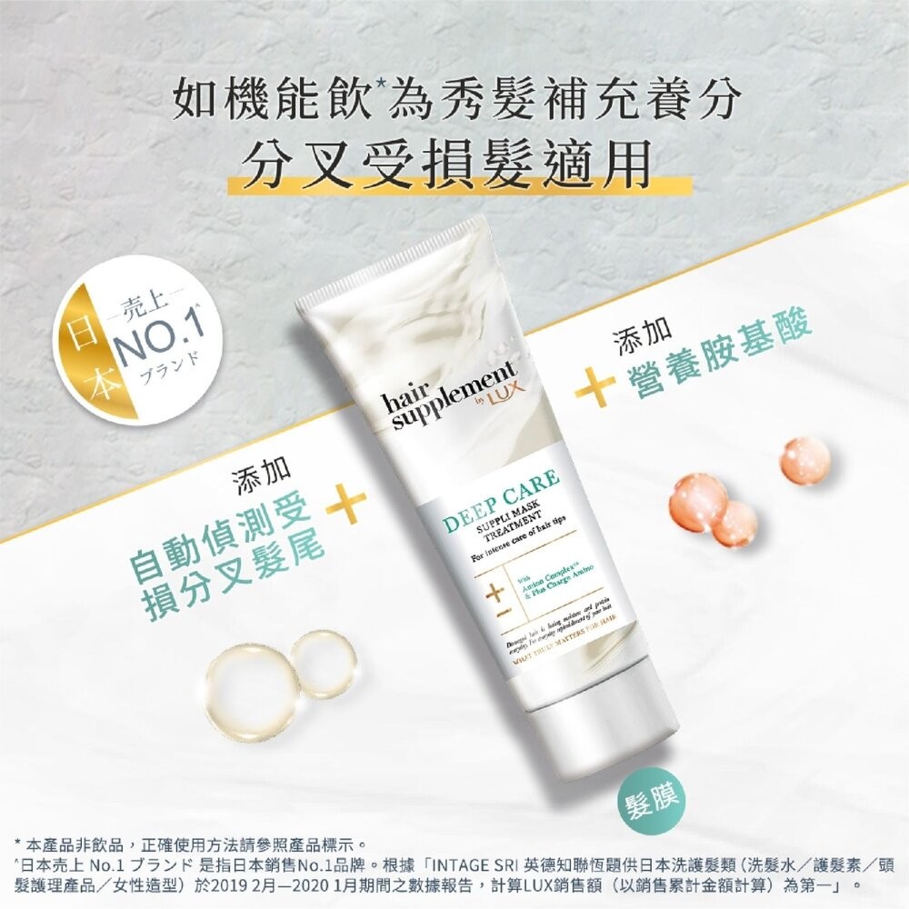 短效期良品【LUX麗仕】髮的補給 胺基酸系列-(洗髮精450g/護髮乳450g/髮膜170g/免沖髮油100ml) -批-細節圖10