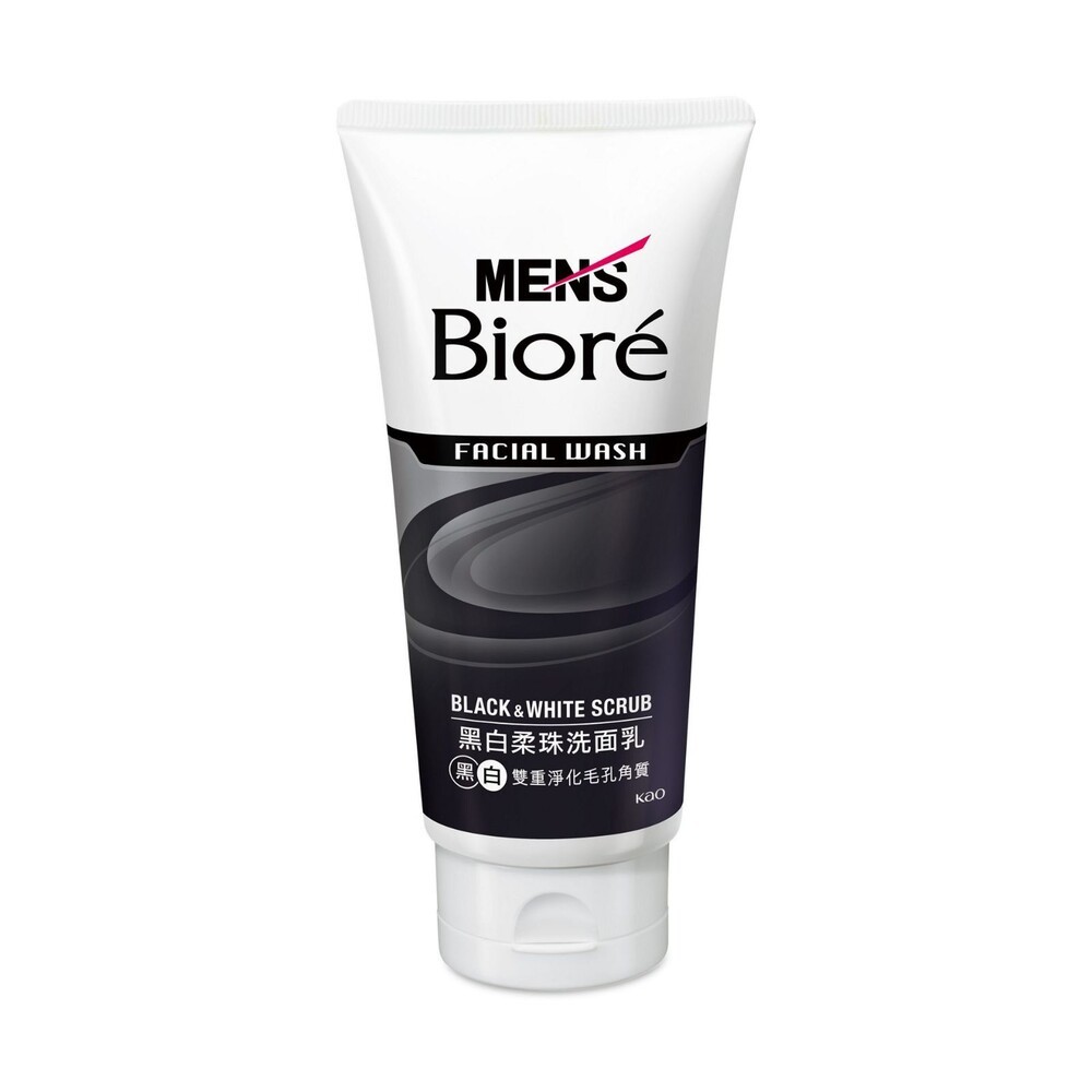 【MEN's Biore】男性專用洗面乳100g-(沁涼淨油/深層柔珠/黑白柔珠)-細節圖8