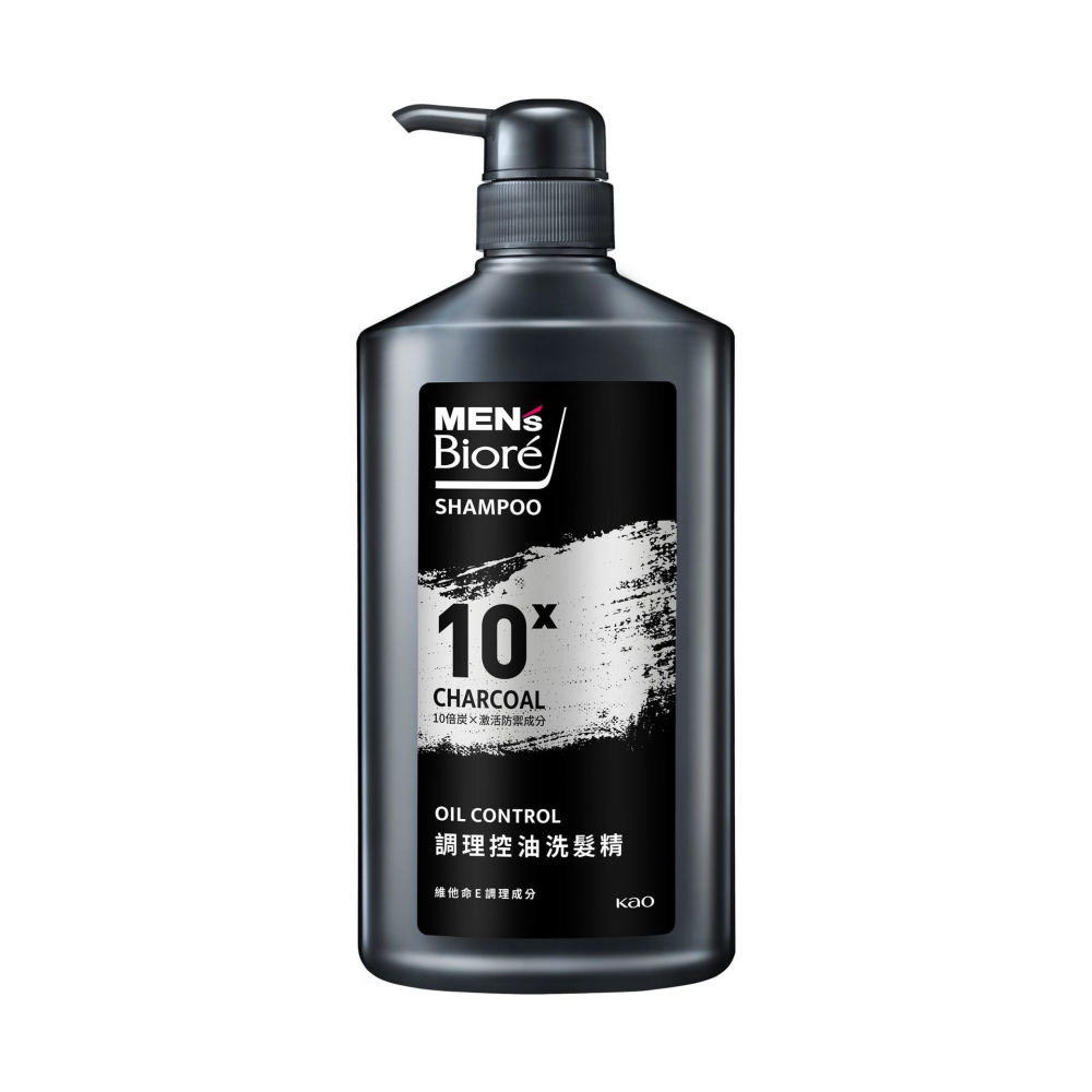 【MEN＇s Biore】10倍炭男性專用洗髮精750g-(抗屑勁爽/去頭皮味/調理控油)-細節圖7