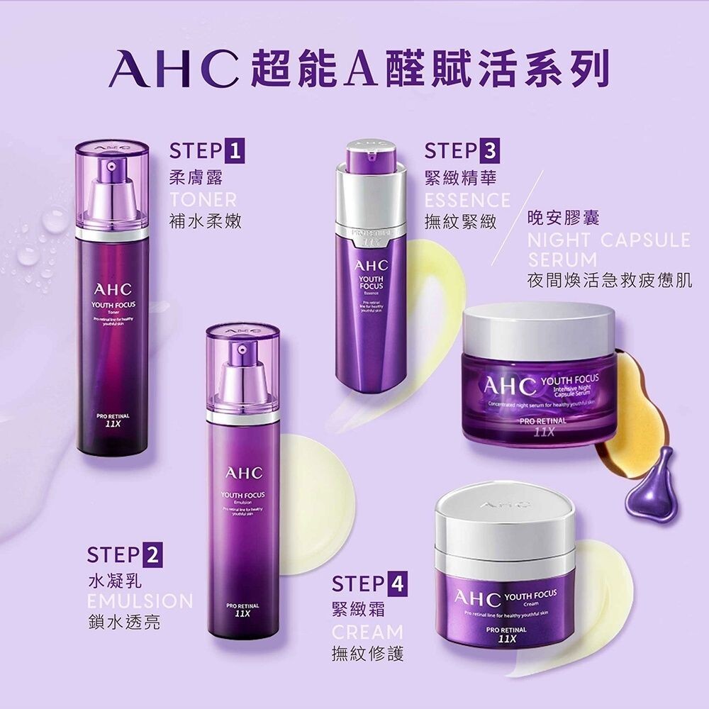 【AHC】超能A醛賦活晚安逆時膠囊30入(2025.12)-細節圖7
