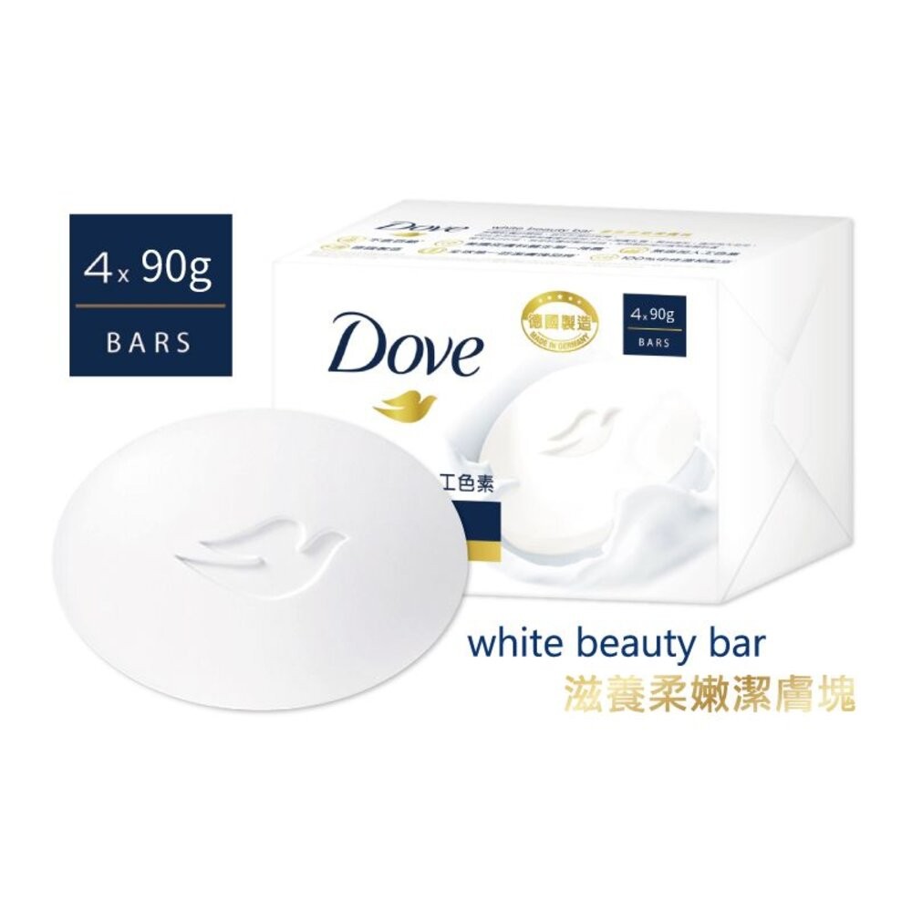 【Dove多芬】潔膚塊90g×4入(滋養柔嫩/清爽水嫩)-細節圖4