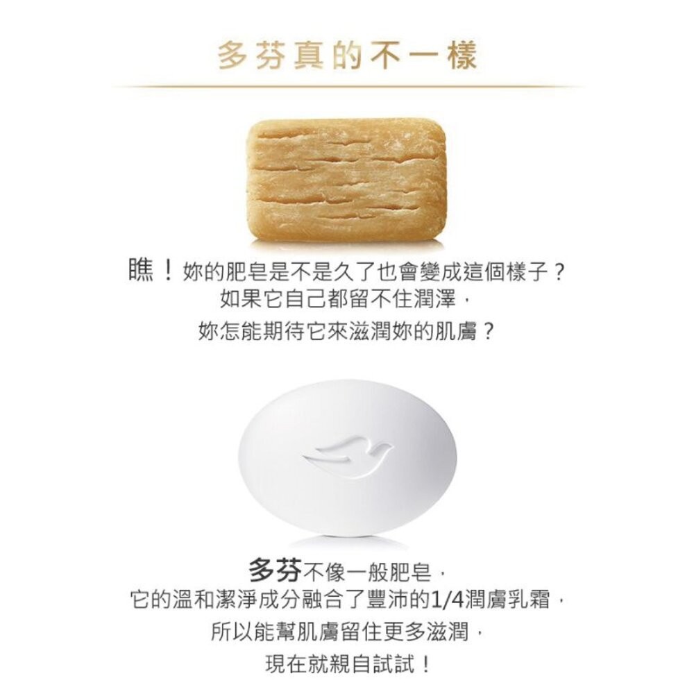 【Dove多芬】潔膚塊90g×4入(滋養柔嫩/清爽水嫩)-細節圖6