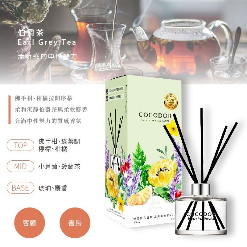 韓國【cocodor】經典擴香瓶200mL/補充200ml-多種香味選擇-規格圖11