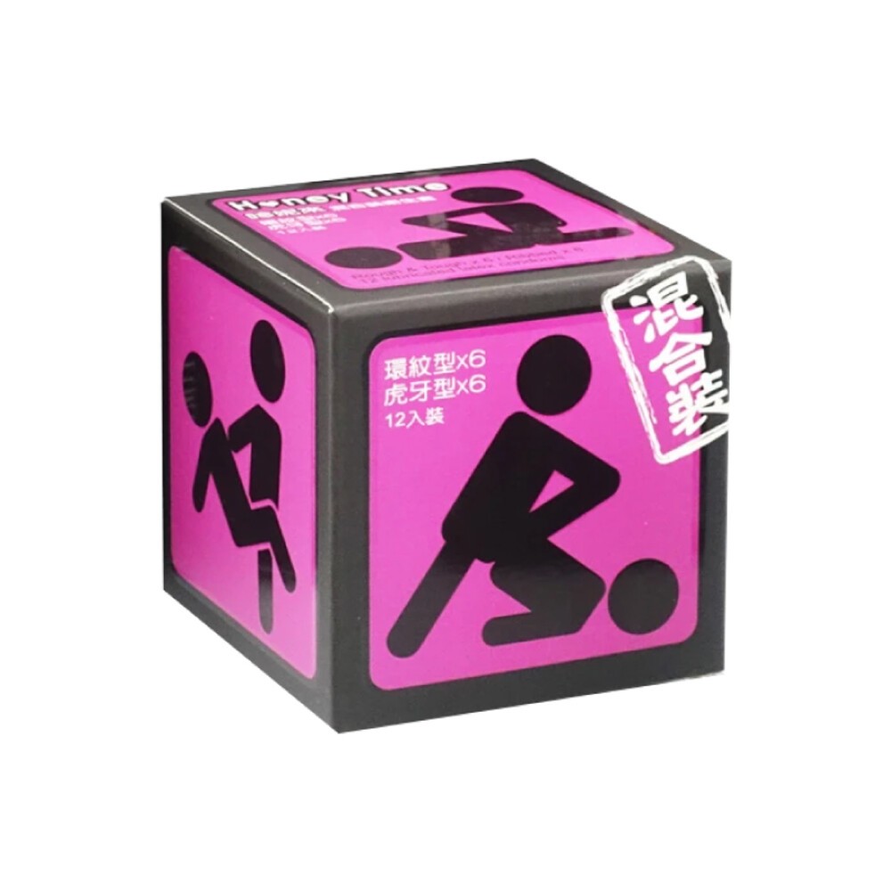 【Honey Time哈妮來】樂活套保險套-三合一/虎牙型/混合裝-規格圖3