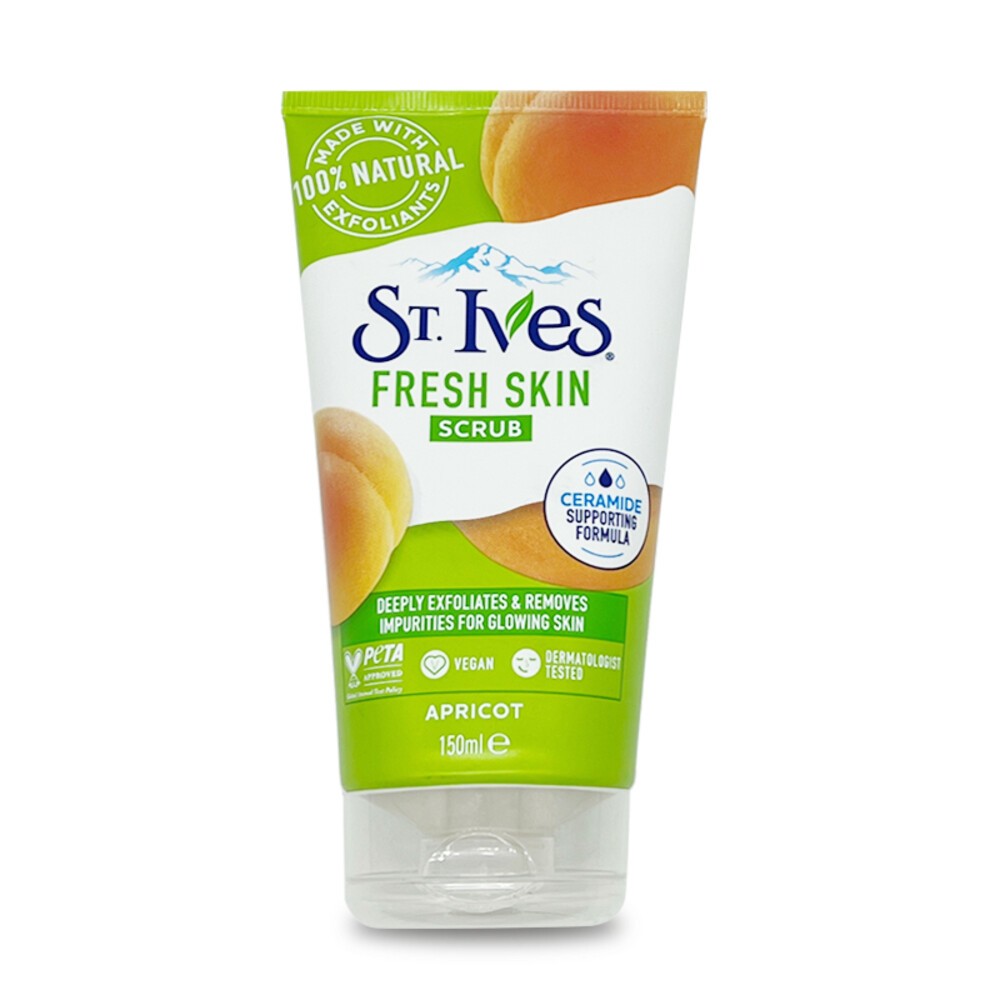 短效期良品【St.Ives】臉部潔面磨砂膏150g-(杏桃/檸檬柑橘/燕麥)-規格圖8