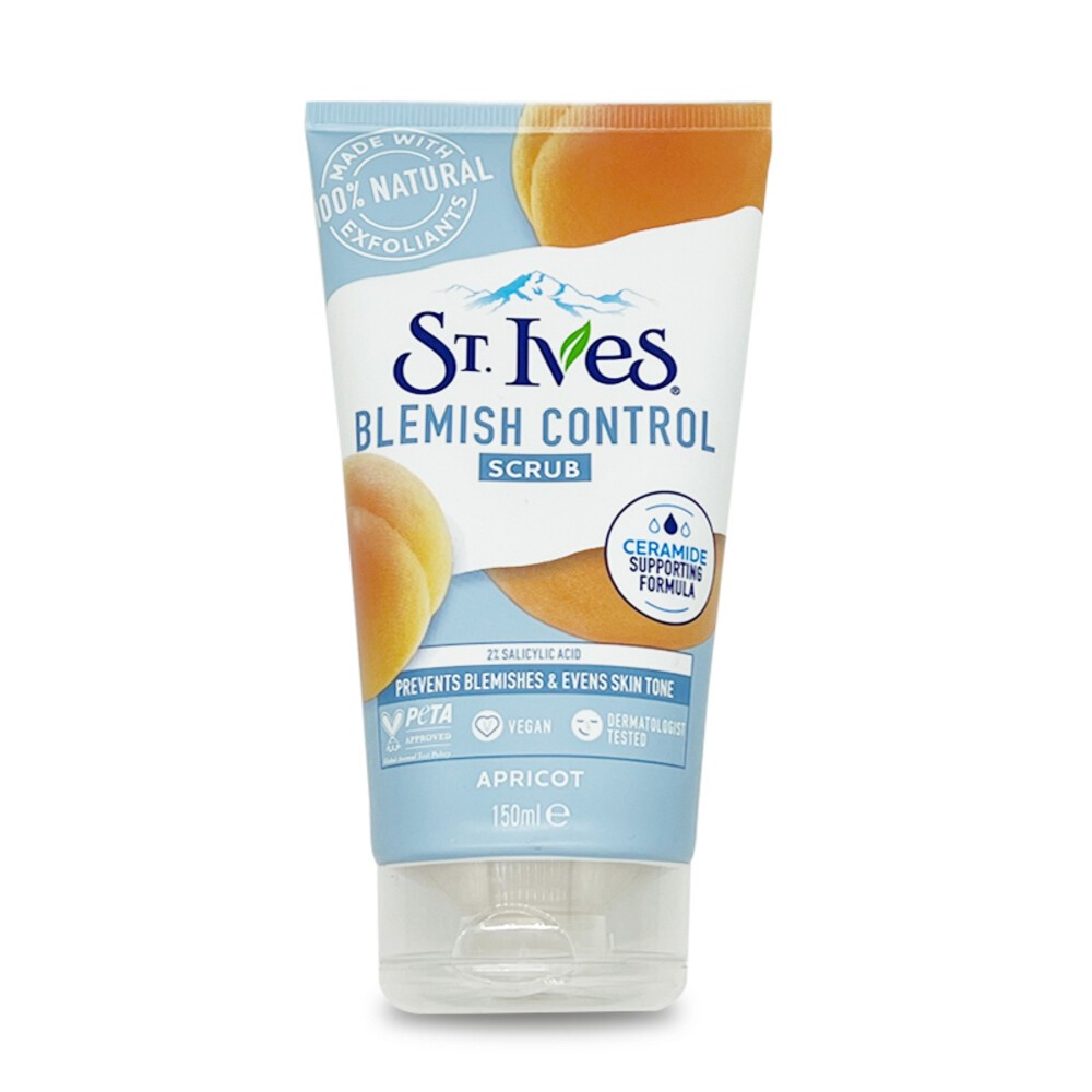 短效期良品【St.Ives】臉部潔面磨砂膏150g-(杏桃/檸檬柑橘/燕麥)-規格圖8