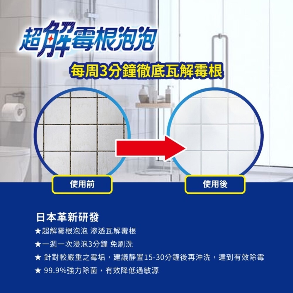魔術靈】清潔企劃組(500ml+500ml)-(除霉漂潔/ 霉垢+水垢/ 浴室/ 廚房)-細節圖3