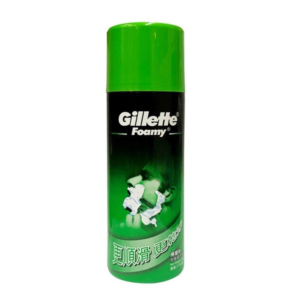 【Gillette 吉列】薄荷味/檸檬味刮鬍泡210g-規格圖4