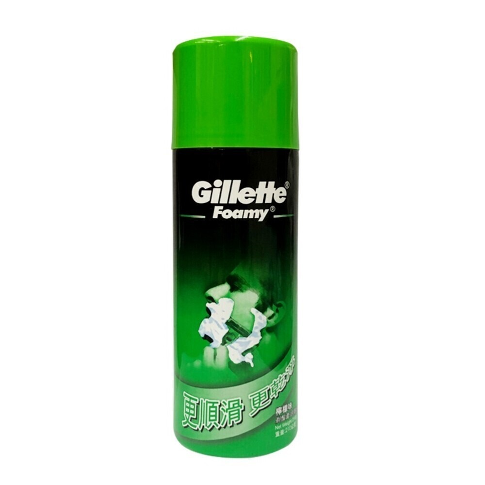【Gillette 吉列】薄荷味/檸檬味刮鬍泡210g-規格圖5