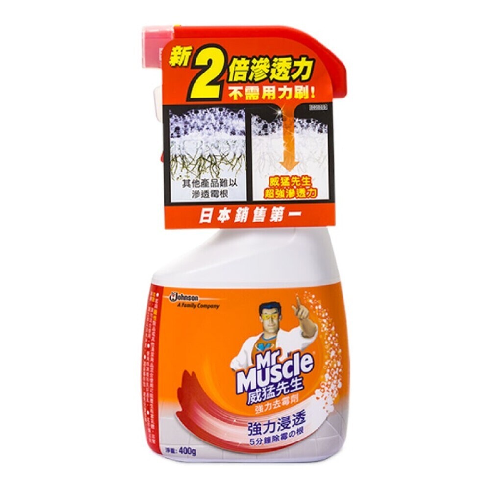 【威猛先生】強力去霉清潔劑400g-(噴槍瓶/重裝瓶) 浴室  磁磚 發霉-規格圖6