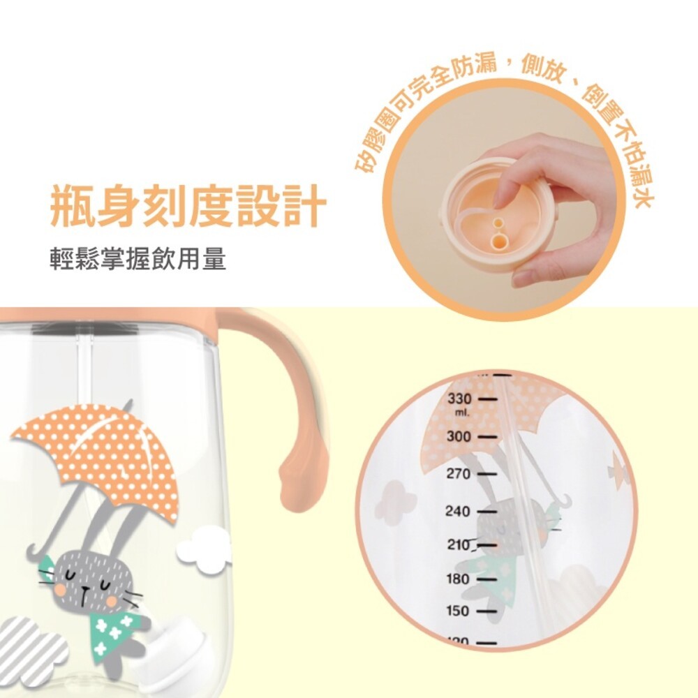 【LOCKLOCK 樂扣樂扣】Tritan幼童吸管水壺旋蓋款-240ml/350ml(無單獨販售零件)-細節圖8