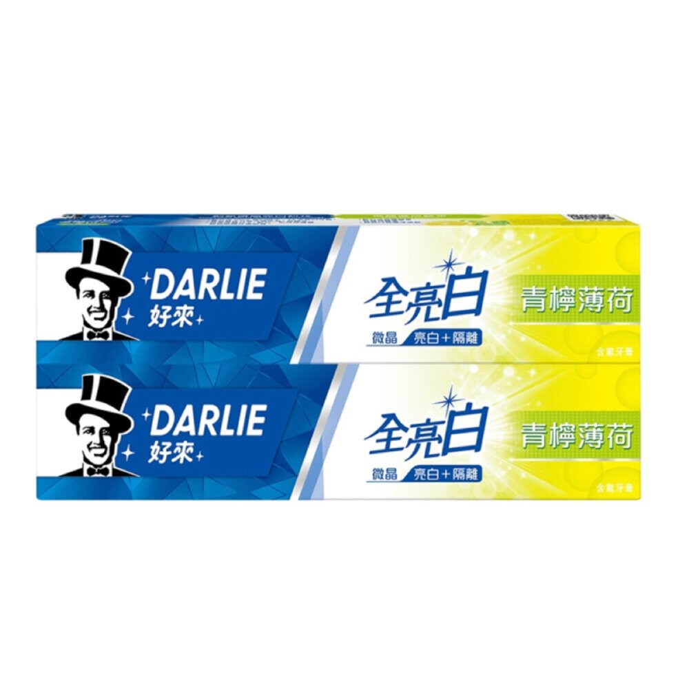 【Darlie好來】牙膏-(超氟強化琺瑯質250g/ 全亮白清檸薄荷140g)-規格圖4