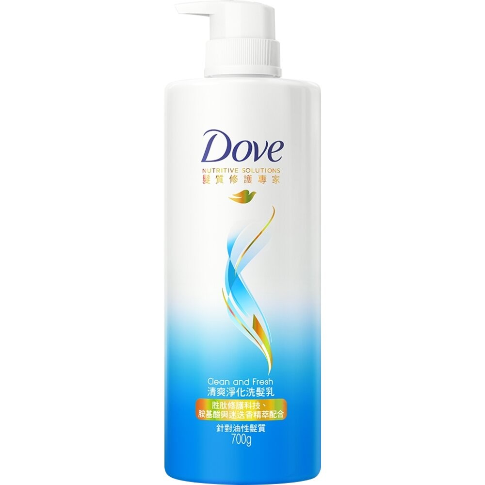 【Dove多芬】全系列洗髮乳/潤髮乳700ml-舊版(去屑修護/直順亮澤/清爽淨化)-規格圖8