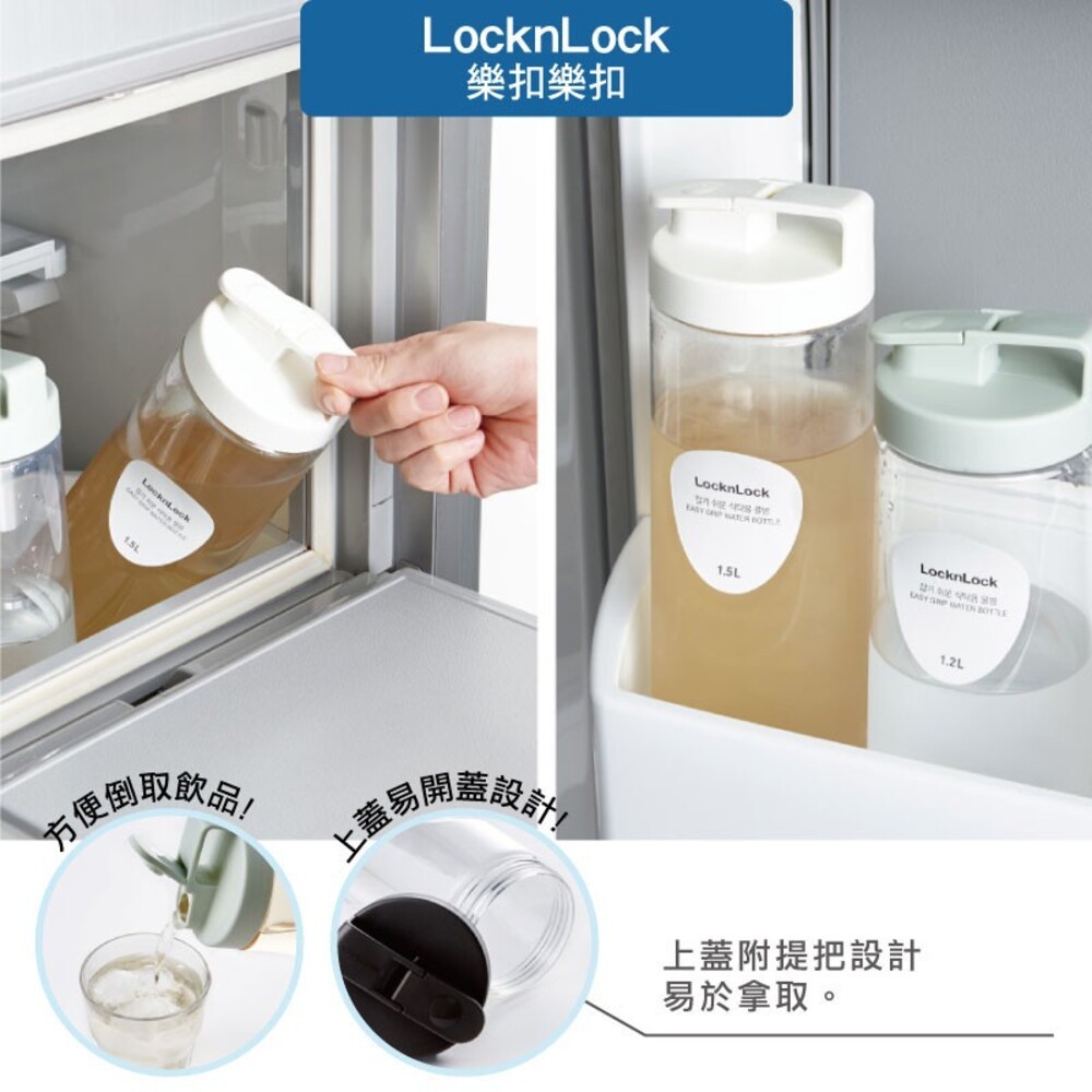 【LOCKnLOCK樂扣樂扣】輕鬆手提PET冷水壺 1.5L 水瓶-細節圖4