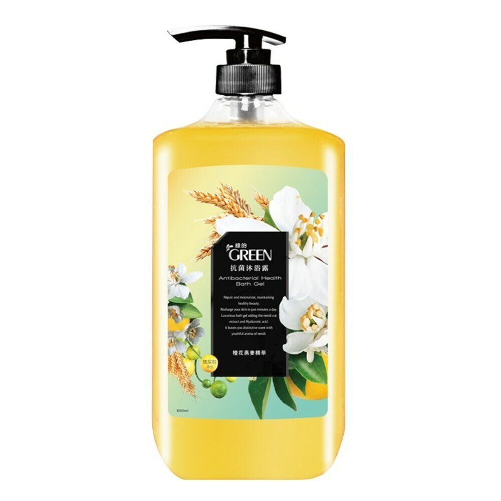 綠的 抗菌沐浴露1000ml-(蘋果玫瑰 / 洋梨小蒼蘭 / 橄欖葉 / 澄花燕麥)-規格圖7