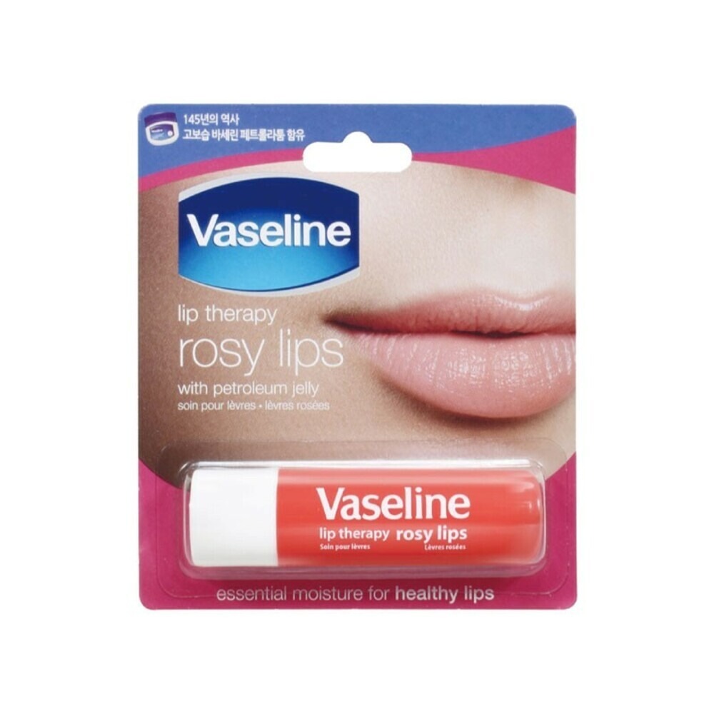 【Vaseline凡士林】護唇膏4.8g-(經典原味/玫瑰潤色) 潤唇膏-規格圖4