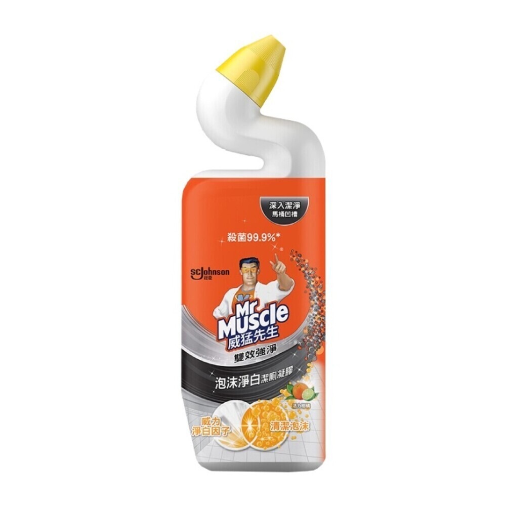 【威猛先生】潔廁劑750ml-變色威力/防污膜/泡沫淨白-規格圖8