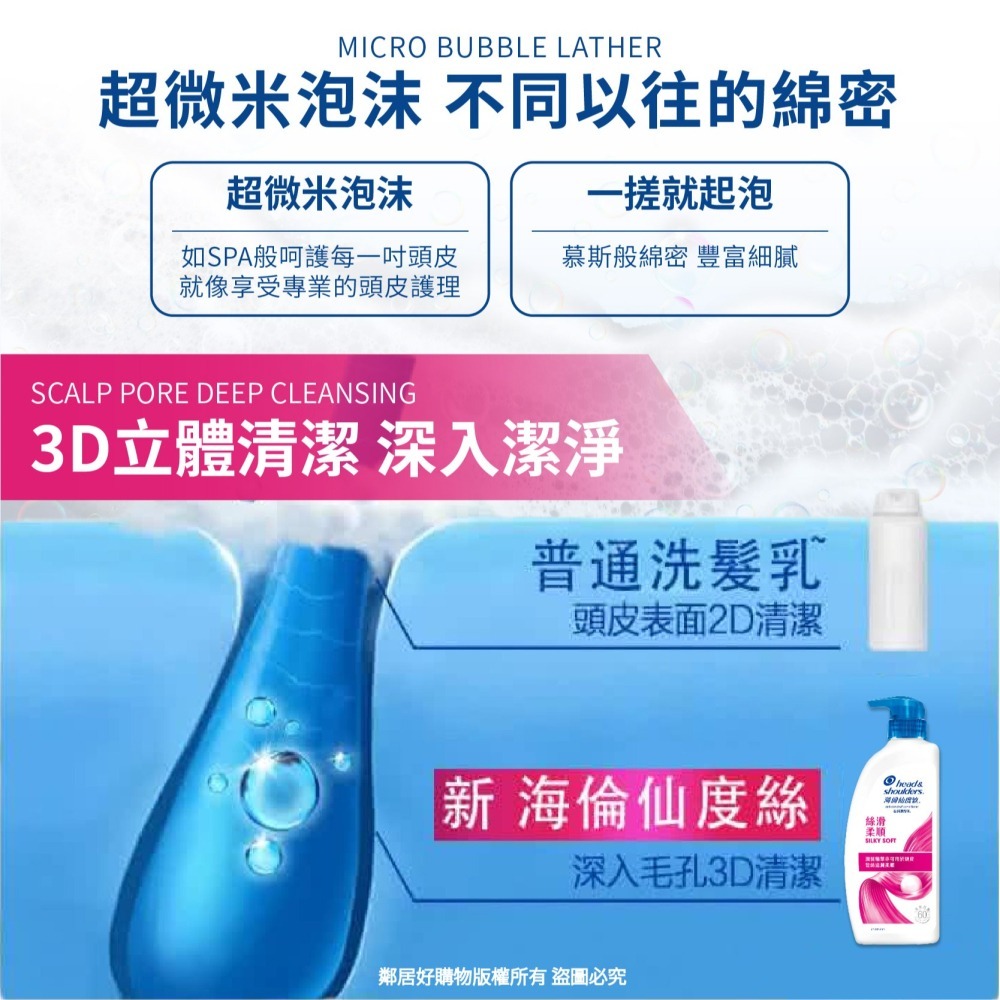 【海倫仙度絲】去屑洗髮乳-舊750/新680/特大1000ML-大宗採購-細節圖4