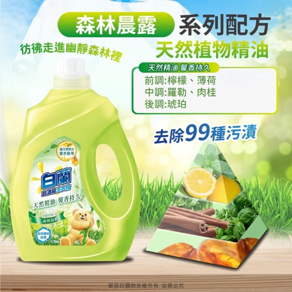 【白蘭】含熊寶貝 馨香精華超濃縮洗衣精-全七款-細節圖8