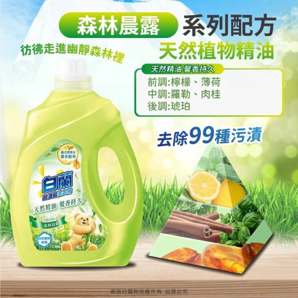 【白蘭】含熊寶貝 馨香精華超濃縮洗衣精-全七款-細節圖8