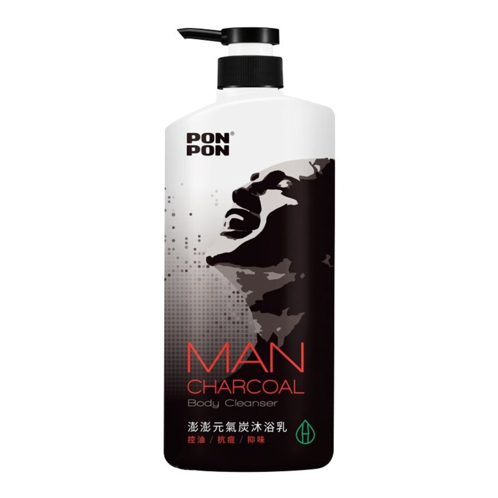 【PON PON澎澎】MAN元氣炭沐浴乳-(罐裝850ml/補充包700ml)-細節圖2