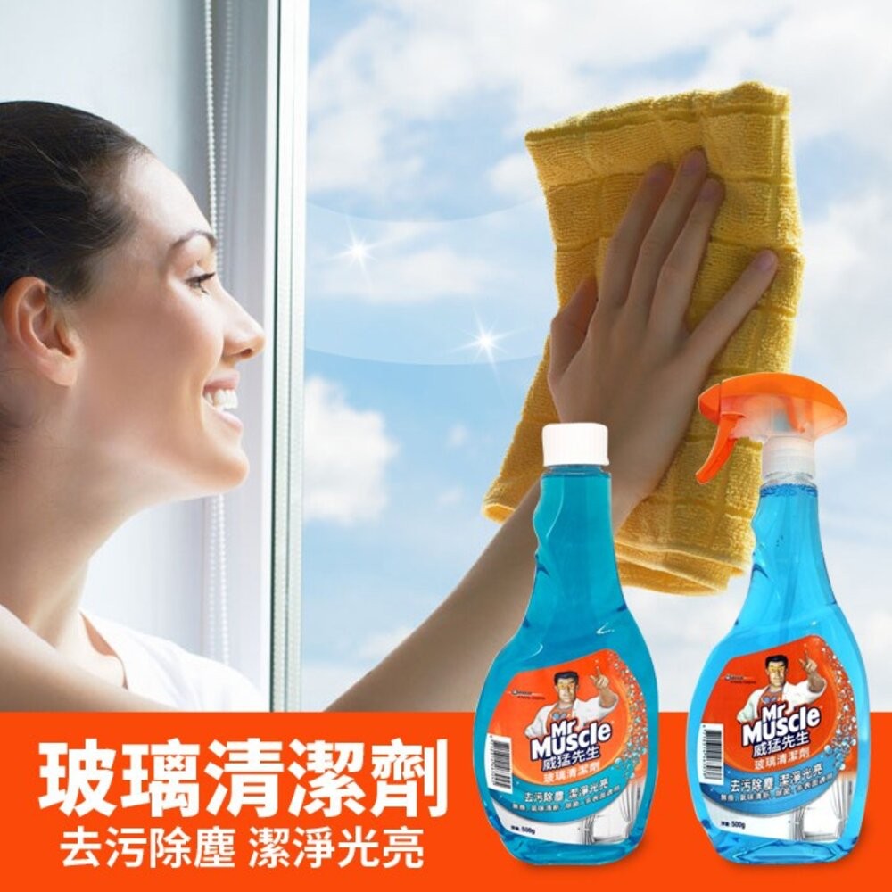 【威猛先生】玻璃清潔劑500g (內售補充瓶)-細節圖2
