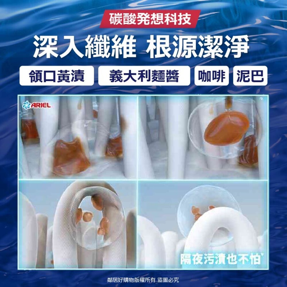 【ARIEL】抗菌洗衣膠囊-(抗菌去漬11入/室內晾衣11入/抗菌微香12入) 洗衣膠球-細節圖7