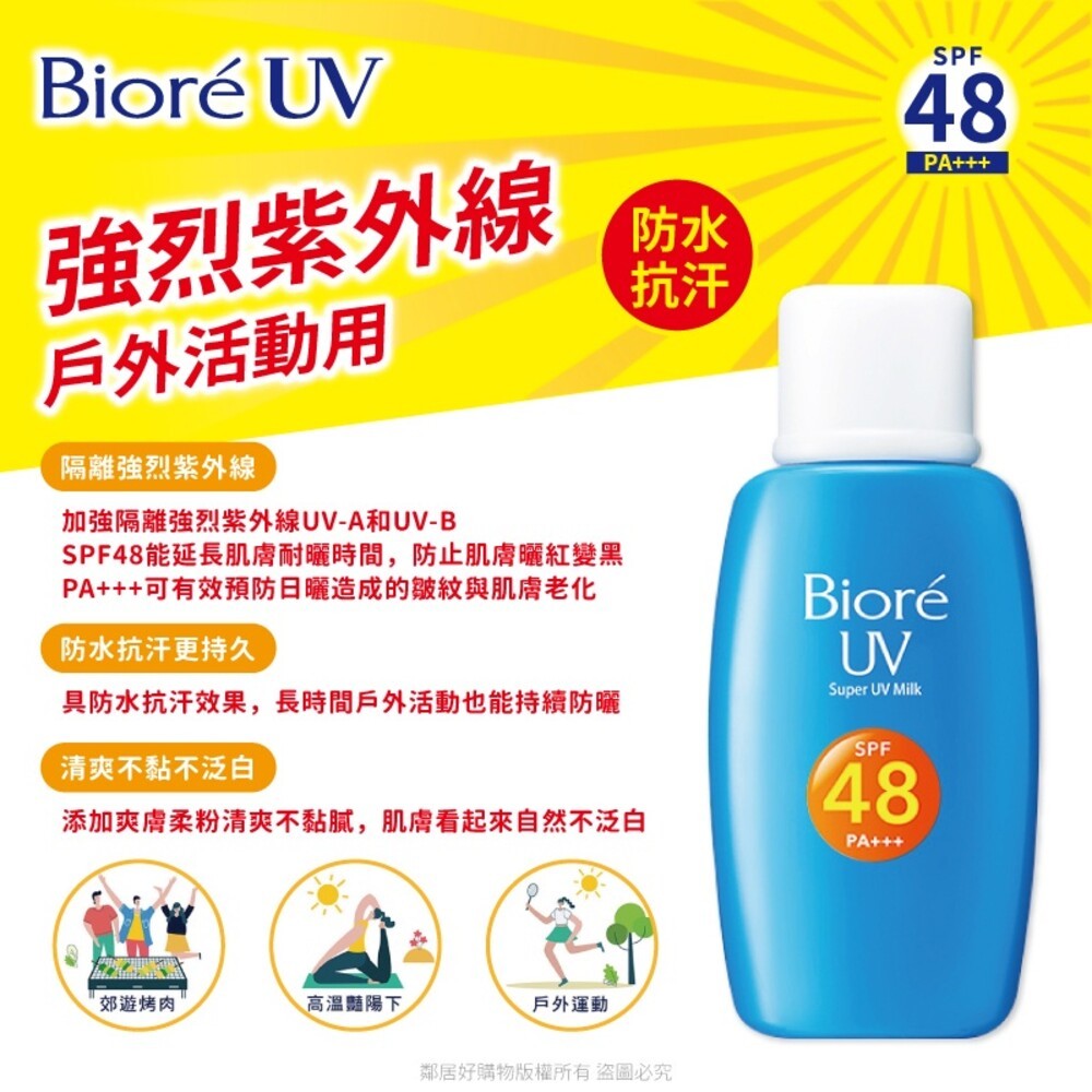 Biore蜜妮 高防曬乳液50ml-(高防曬/舒涼/草本)-細節圖2