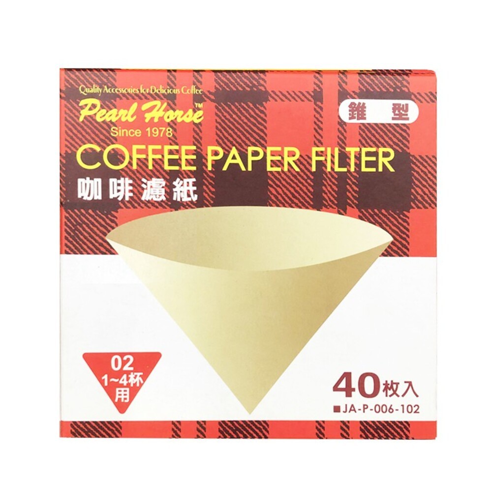 【寶馬】錐形咖啡濾紙40枚入-細節圖3