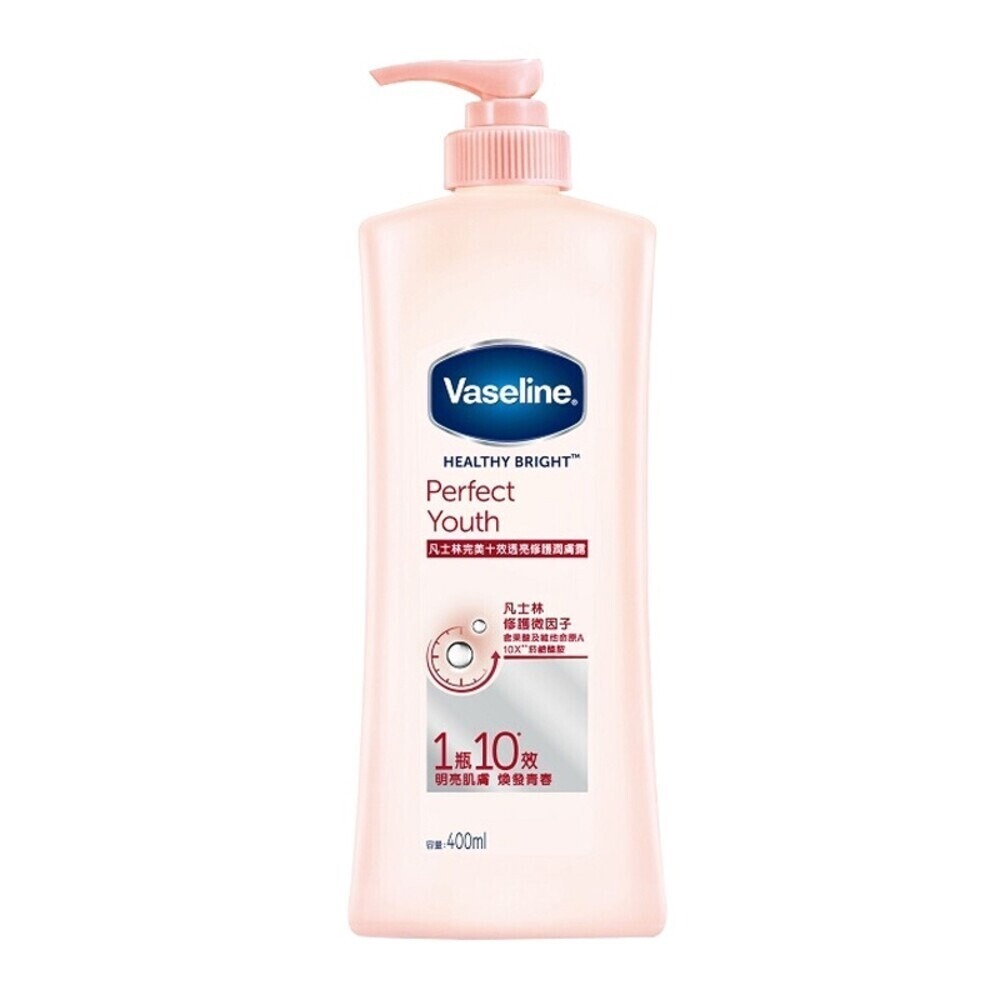 【Vaseline凡士林】透亮修護身體潤膚露400ml-(透亮修護 / 完美十效透亮 / SPF24透亮防曬修護) 身體-規格圖5