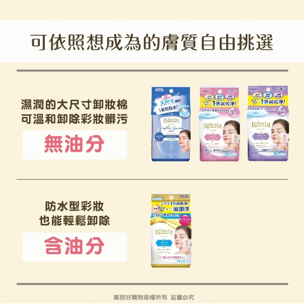Bifesta碧菲絲特即淨卸妝棉-(毛孔即淨/濃妝即淨/水嫩即淨/Q10即淨) 卸妝濕巾 隨身包-細節圖9