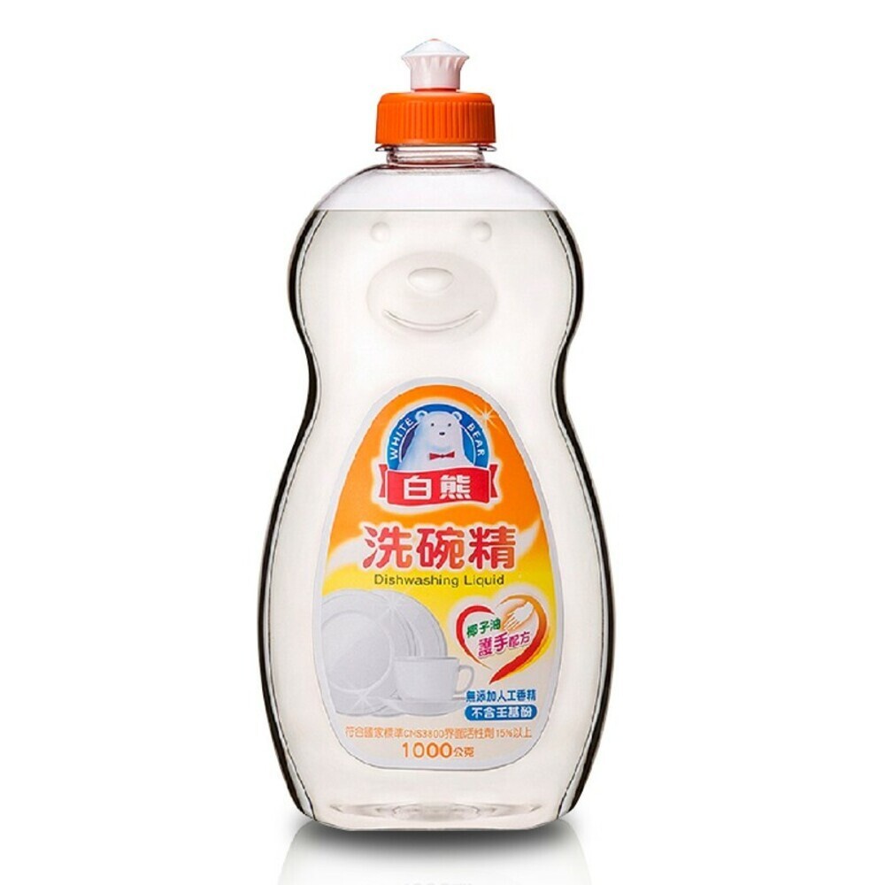 【白熊】洗碗精1000g-一般 / plus 洗潔精 碗盤清潔 洗滌-規格圖4