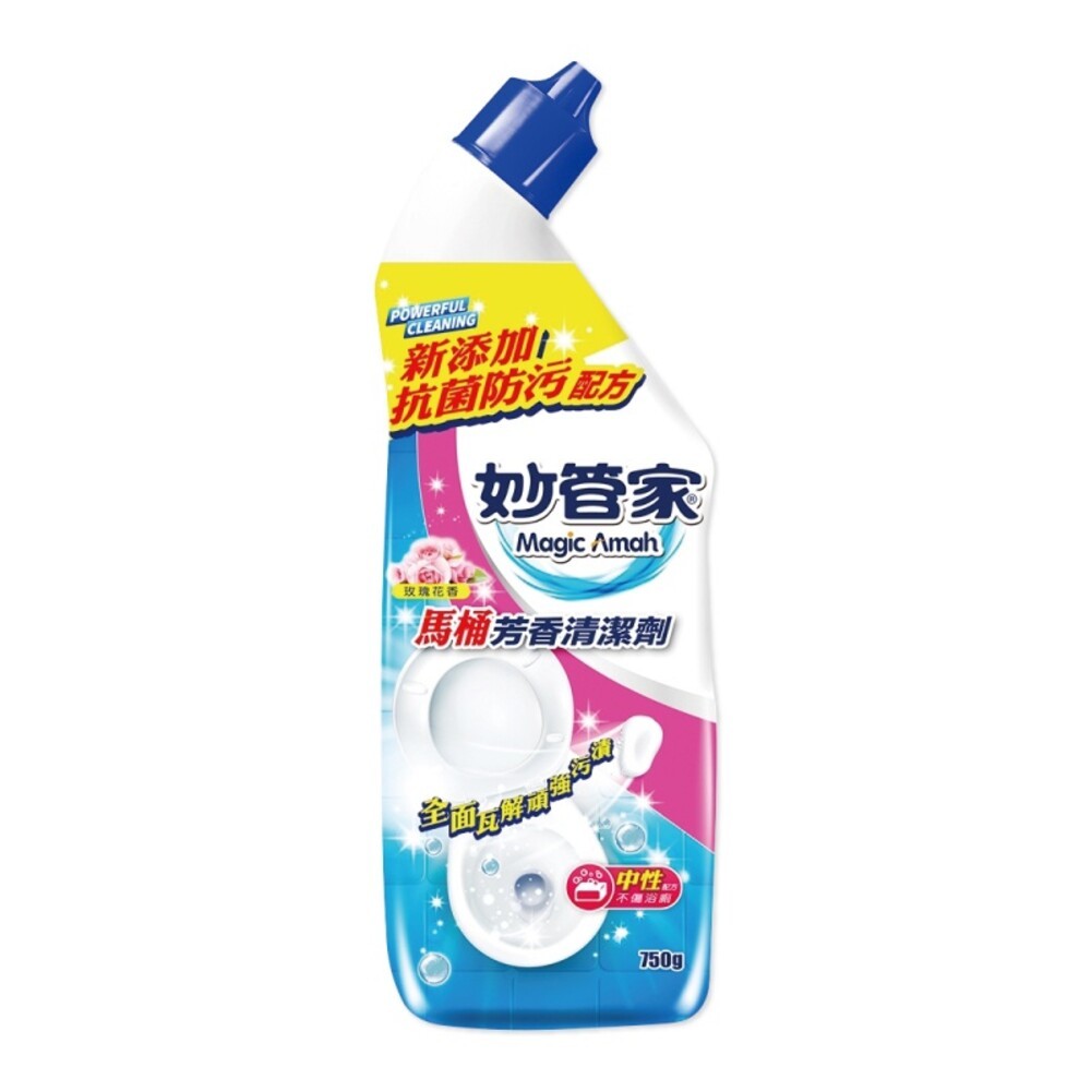 妙管家 馬桶芳香清潔劑750g - (香水百合香/玫瑰花香)-細節圖6