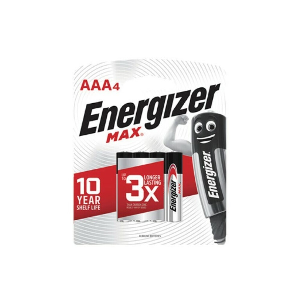 【Energizer 勁量】 AAA4號電池-4入/8入/12入-規格圖3