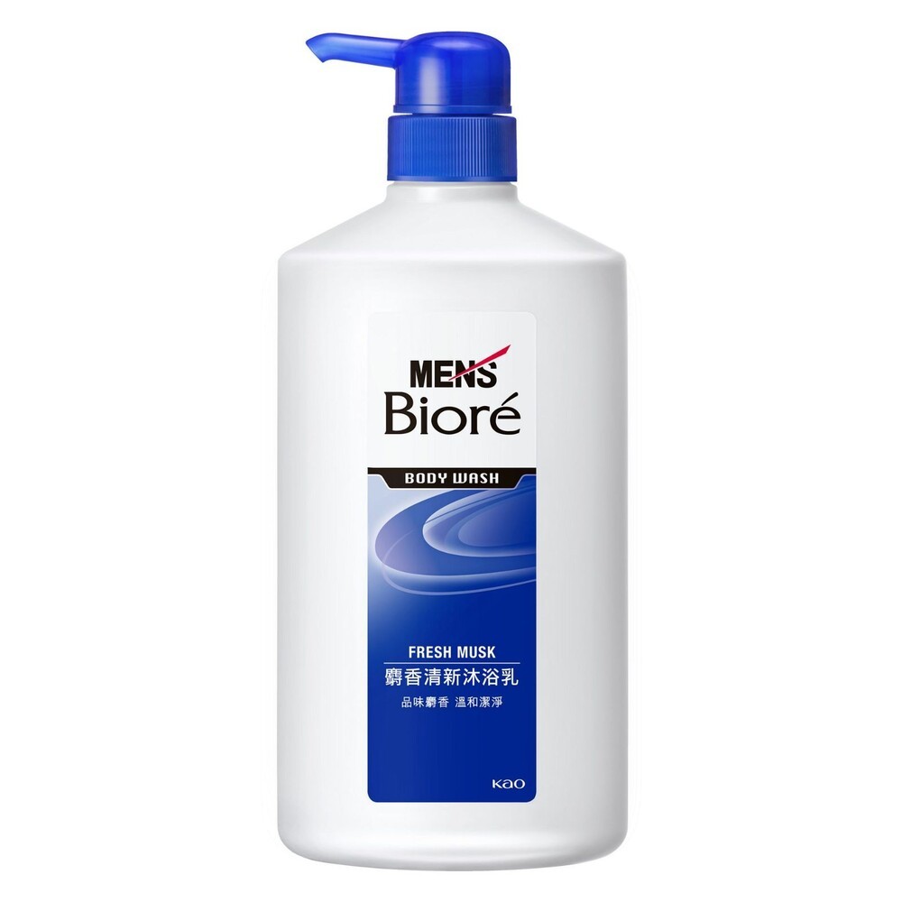 【MEN's Biore】男性專用沐浴乳750ml-(麝香清新/茶樹清爽)-細節圖5