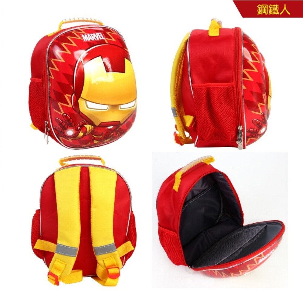 漫威正版授權－頭盔護具輪滑包-(蜘蛛人/鋼鐵人) 書包 背包-細節圖10