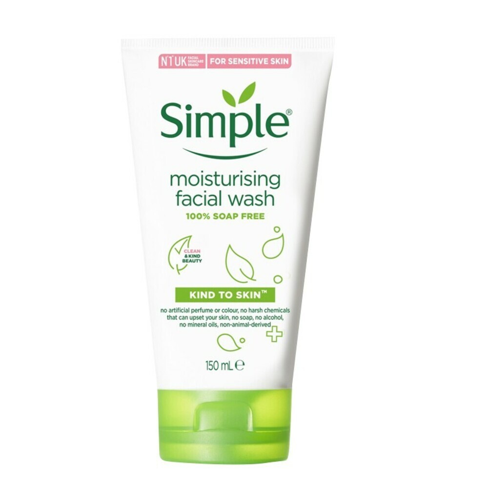 【Simple清妍】溫和保濕潔顏乳 / 極致補水深層潔顏凝露 150mL  洗面乳-規格圖5