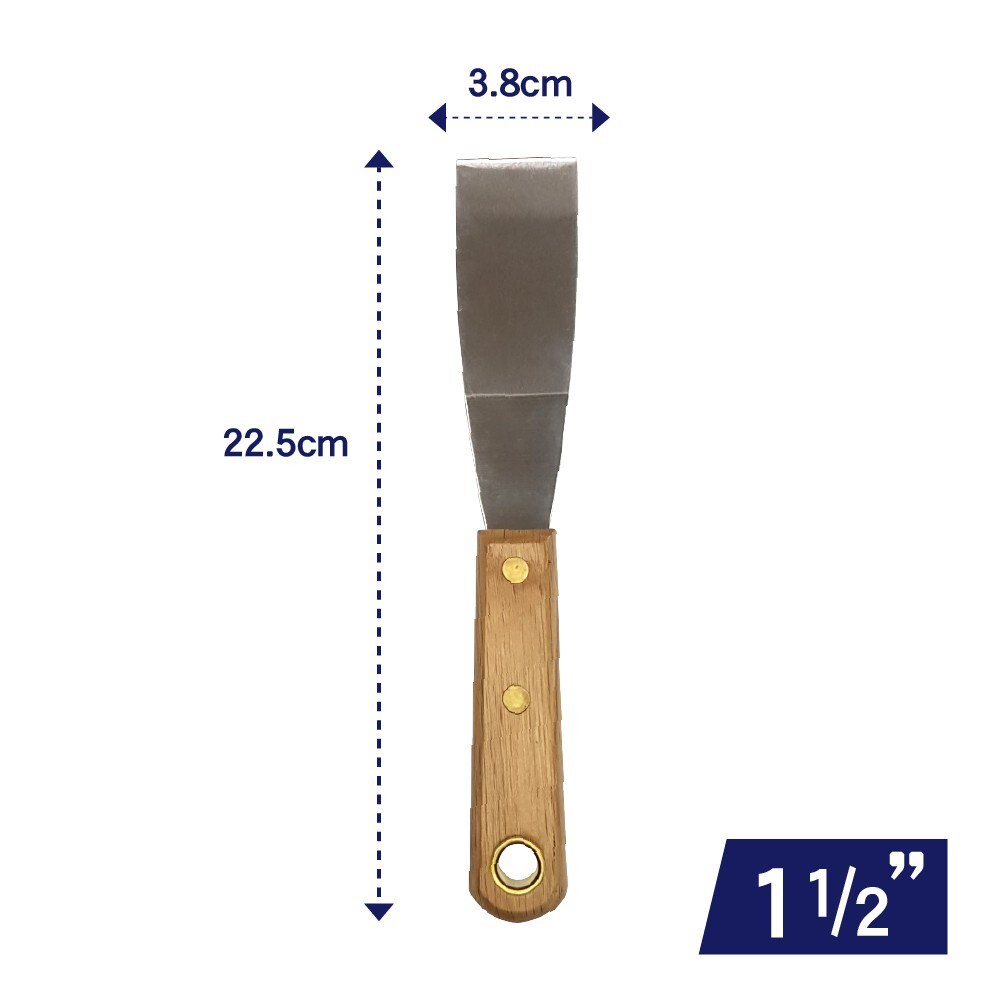 木柄白鐵漆刀 (多款尺寸選擇)-細節圖2
