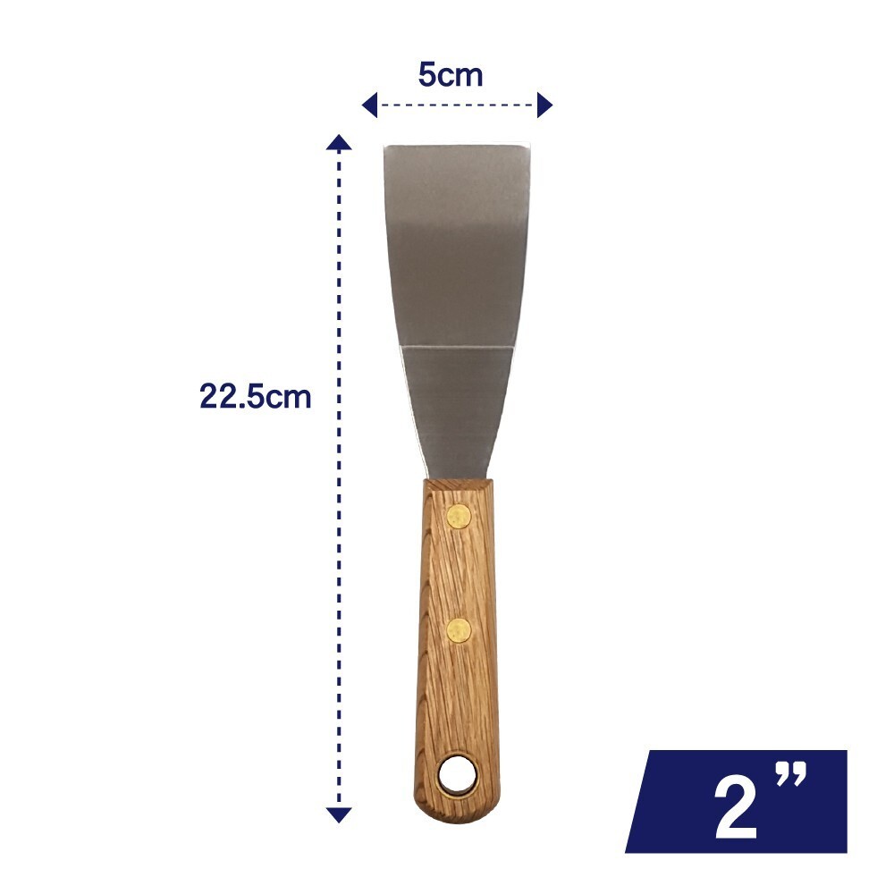 木柄白鐵漆刀 (多款尺寸選擇)-細節圖3