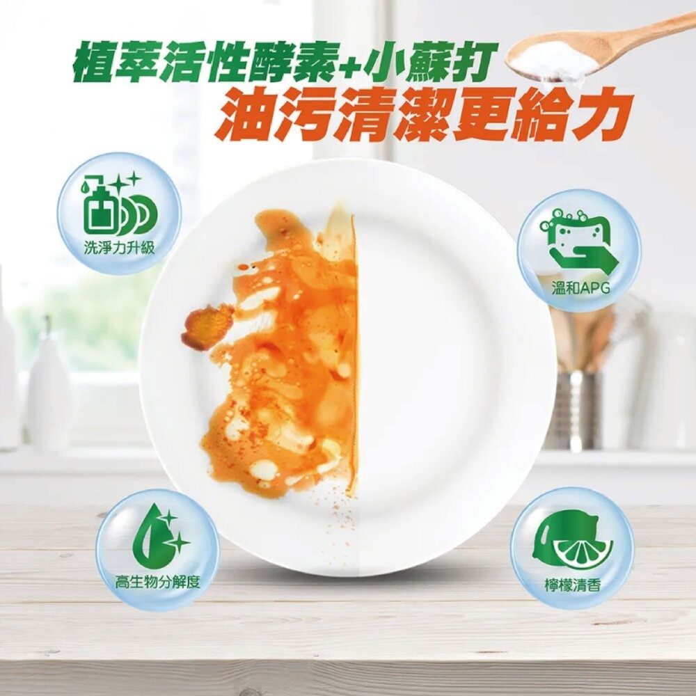 【妙管家】洗潔精3200g-E護(柑橘)/植萃酵素 (小蘇打)-細節圖10