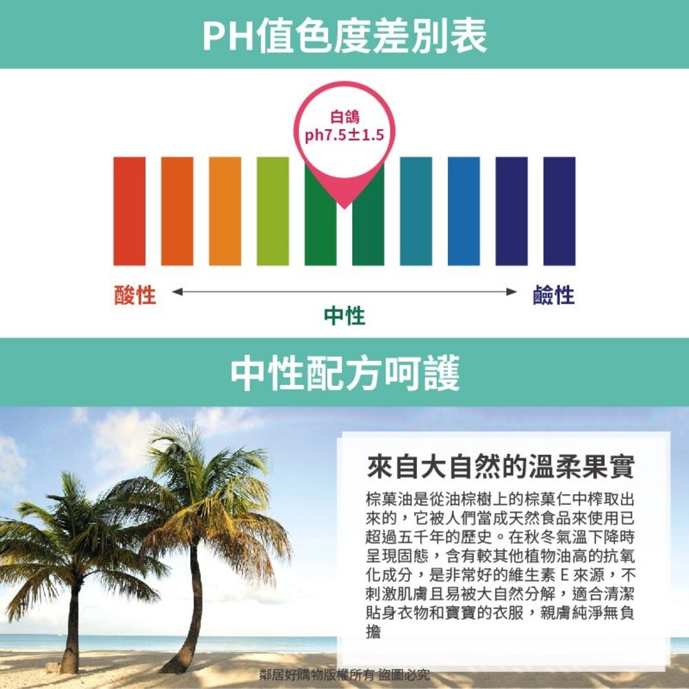 【白鴿】貼身衣物手洗精(罐裝1000g/補充800g) 天然 迷人小蒼蘭-細節圖4