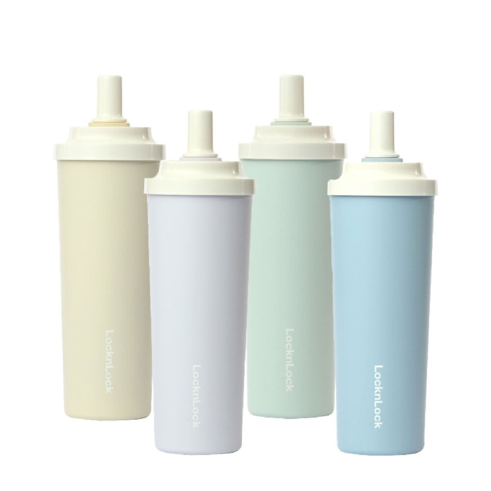 【LocknLock樂扣】SUSU不鏽鋼吸管杯750ml-下單隨機贈-細節圖2