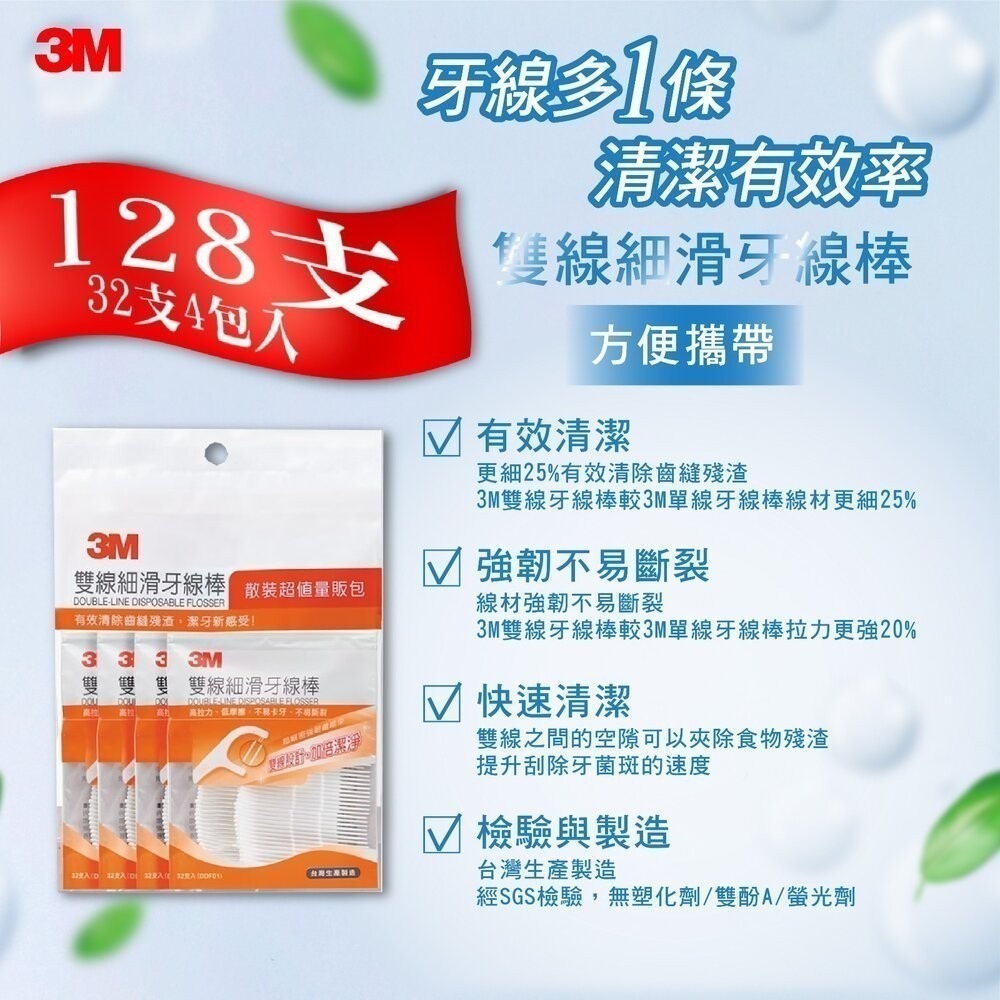 【3M】牙線棒全規格-(隨身包/盒裝)-細節圖5