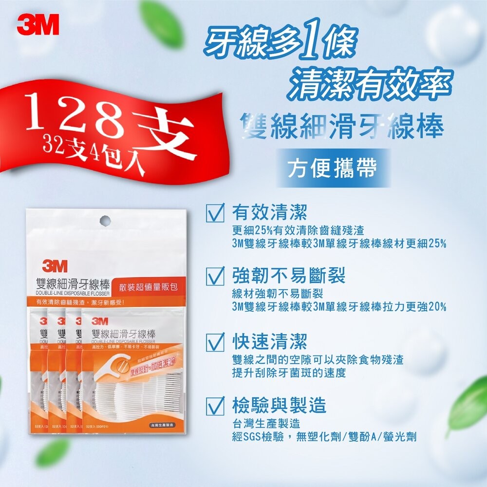 【3M】牙線棒全規格-(隨身包/盒裝)-細節圖5