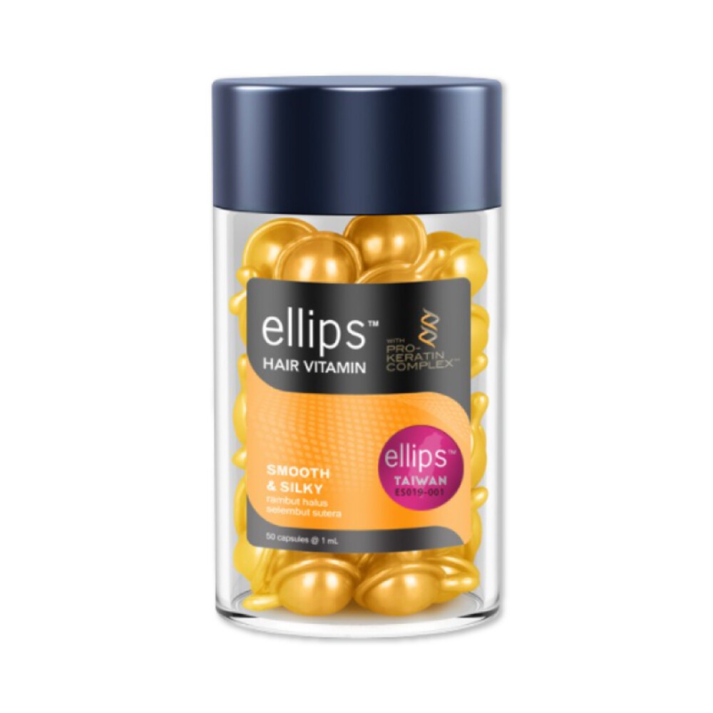 印尼【ellips】角蛋白維生素護髮膠囊50粒-(黃-豐盈水潤/粉-染燙修護/黑-強韌亮澤)-規格圖7
