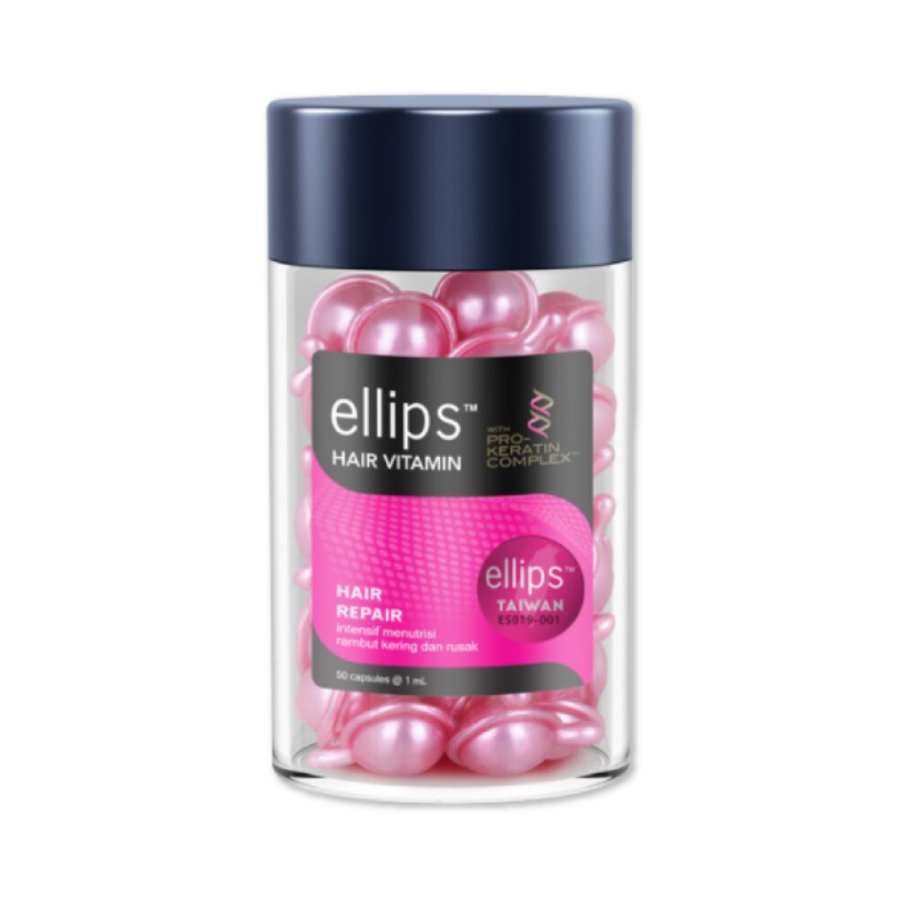 印尼【ellips】角蛋白維生素護髮膠囊50粒-(黃-豐盈水潤/粉-染燙修護/黑-強韌亮澤)-規格圖7