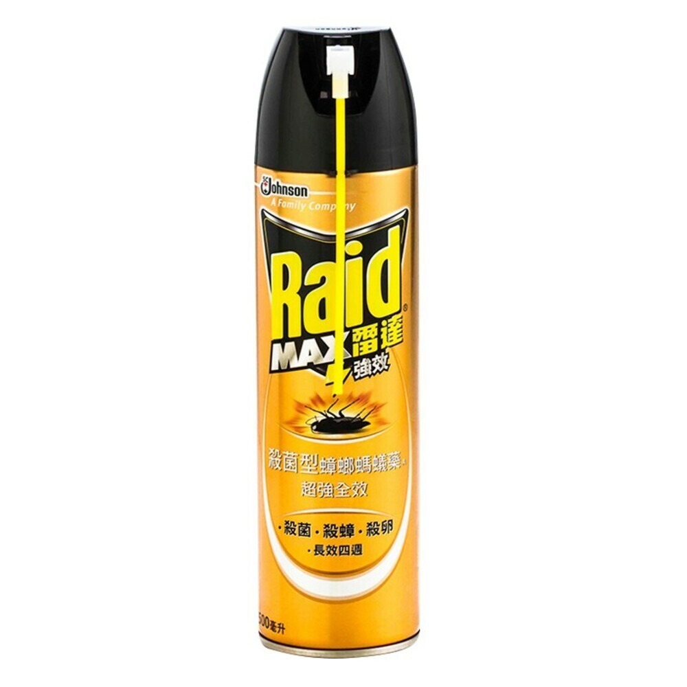 【Raid雷達】快速蟑螂螞蟻噴霧500ml-(含天然尤加利精油/柑橘精油/快速蟑螂螞蟻藥含柑橘精油) 殺蟲劑-規格圖5